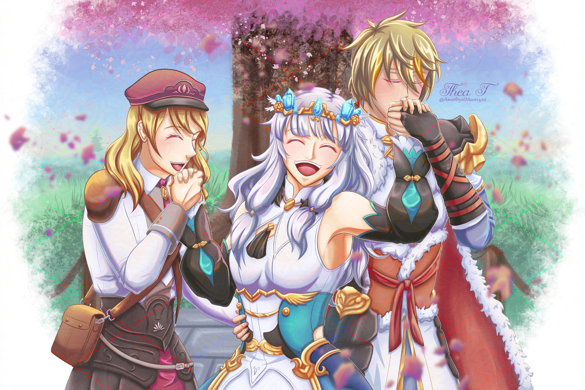 Alice, Beatrice, and Reinhard